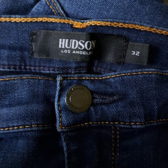 HUDSON Drew Bootcut Jeans Size 32 Baltic Dark Wash - Picture 6 of 11